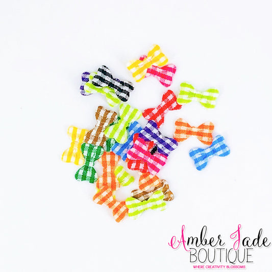 Mini Bows Gingham