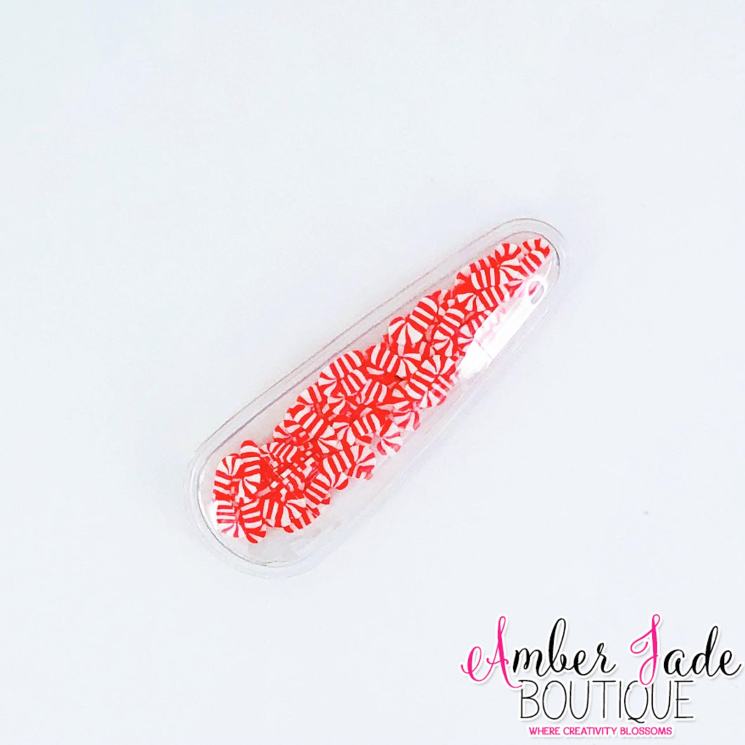 Candy Cane Snap Clip Cover