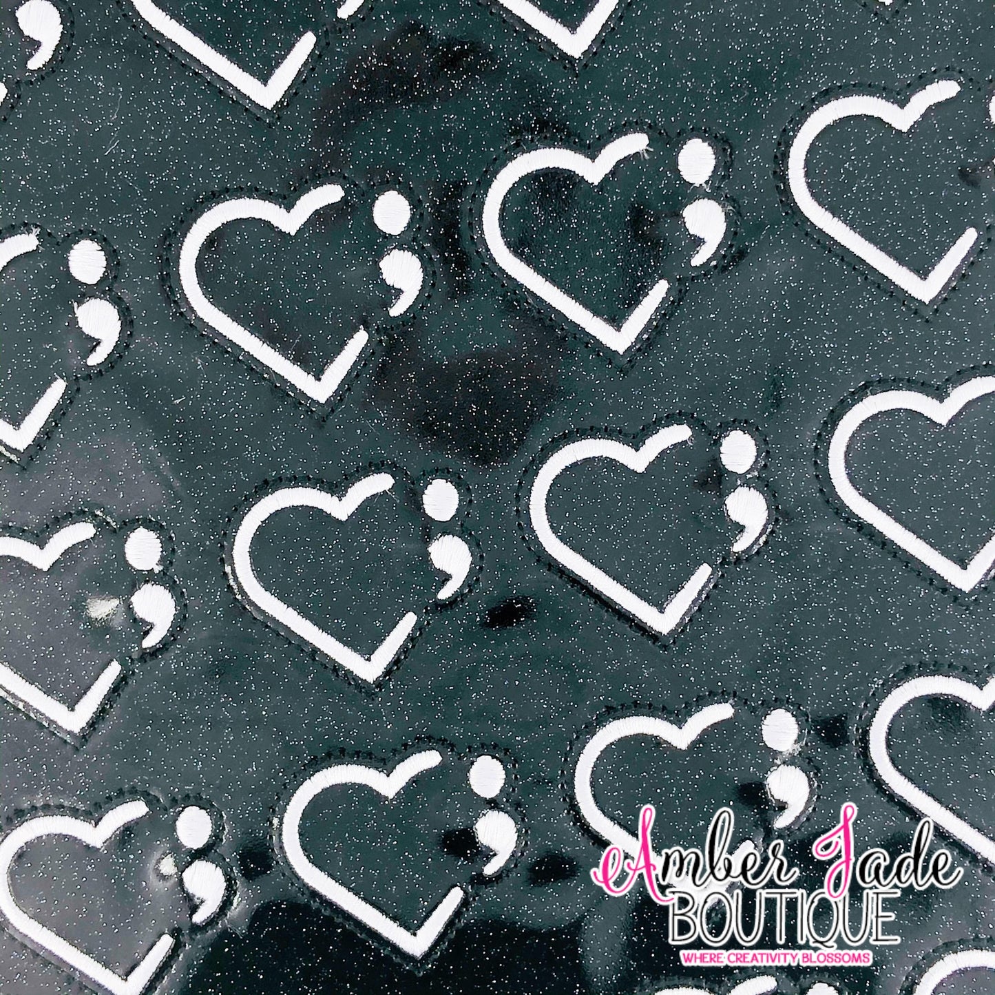 Semicolon Heart / Suicide Awareness