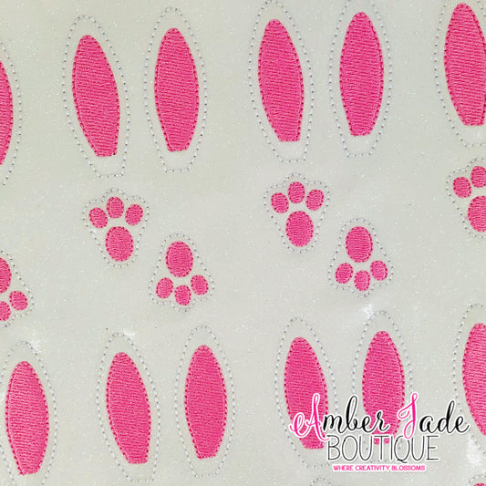 Bunny Ears and Mini Feet Set (Pink)