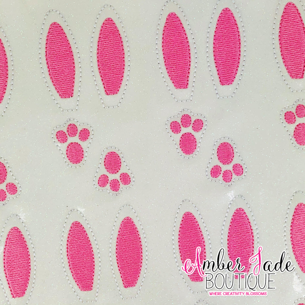 Bunny Ears and Mini Feet Set (Pink)