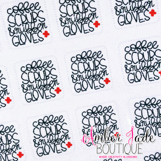 Coffee Scrubs & Rubber Gloves