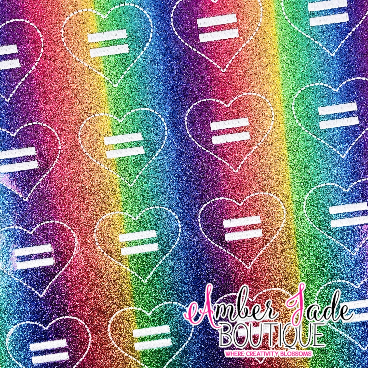 Rainbow Equality Heart