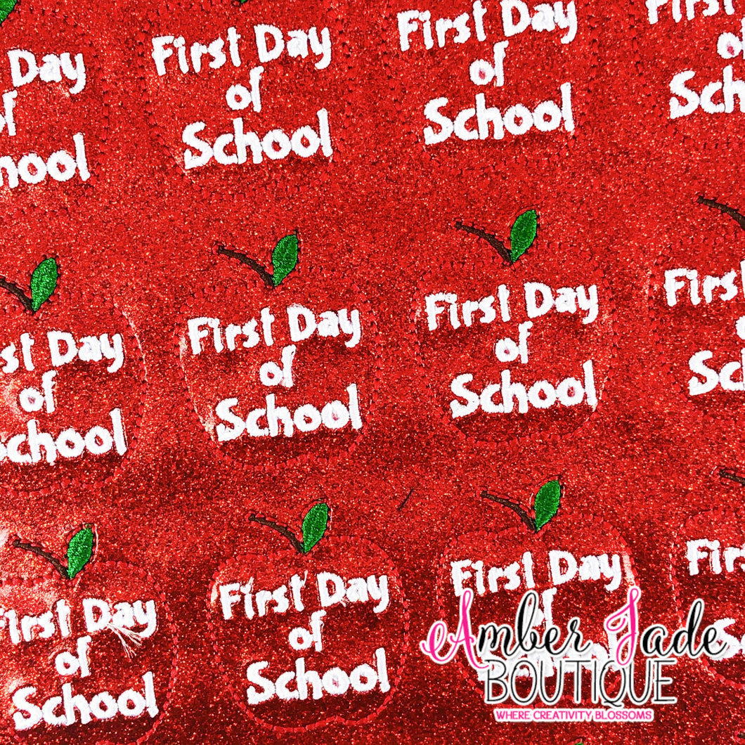 First Day Of School  Apple