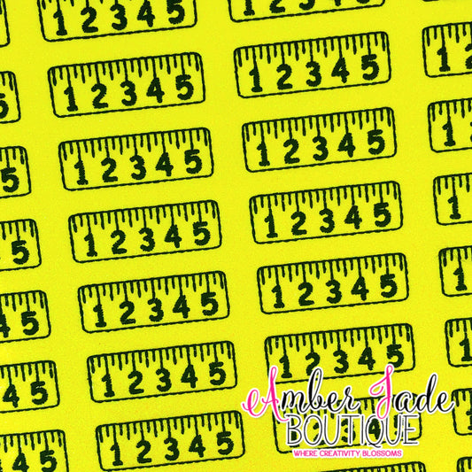 Ruler - Yellow