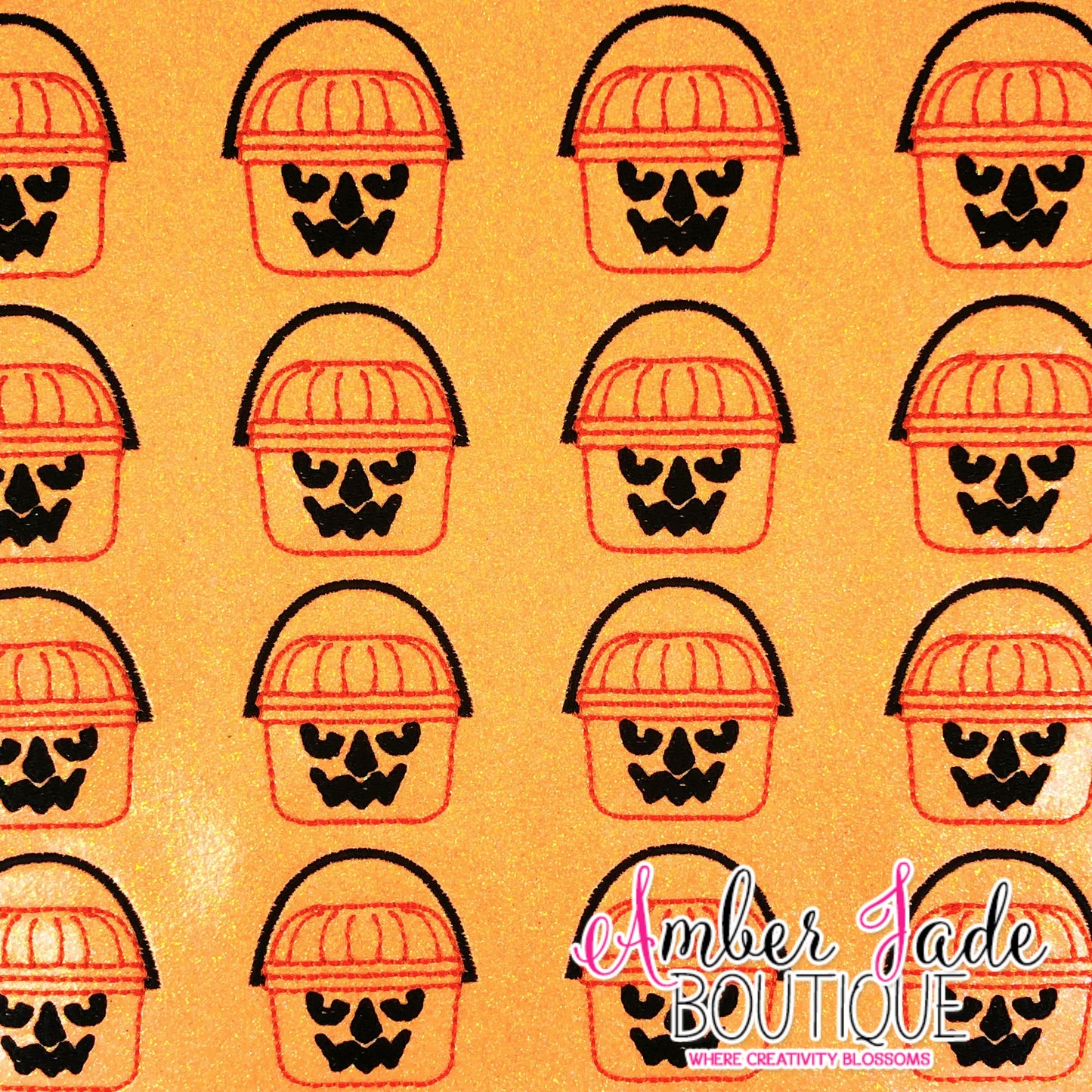 Vintage Halloween Bucket - Jack O'Lantern