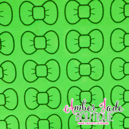 Bows - Glow In The Dark - Green