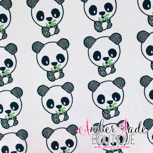 Panda Holding Bamboo