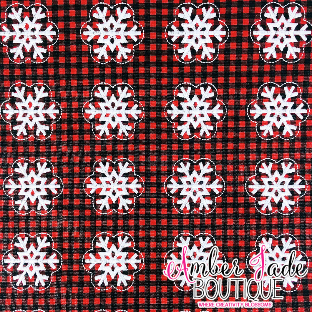 Snowflakes - Buffalo Plaid