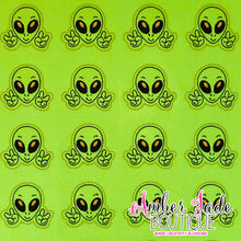 Load image into Gallery viewer, Peace Alien - Glow in the Dark
