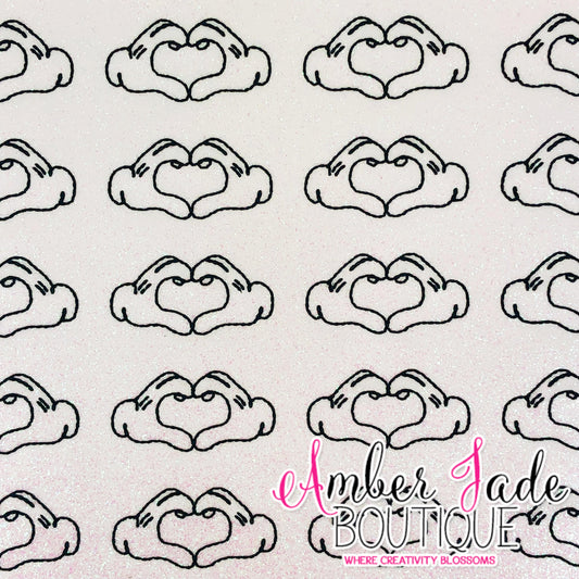 Mickey Heart Hands