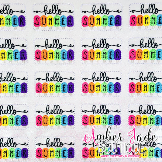 Hello Summer Popsicles