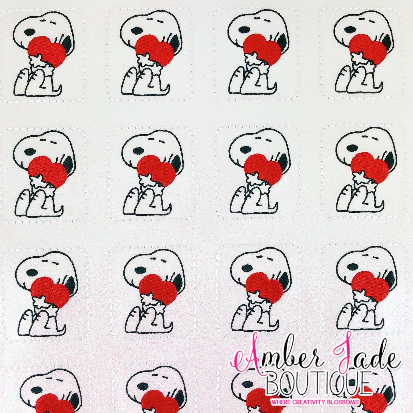 Snoopy Holding Heart