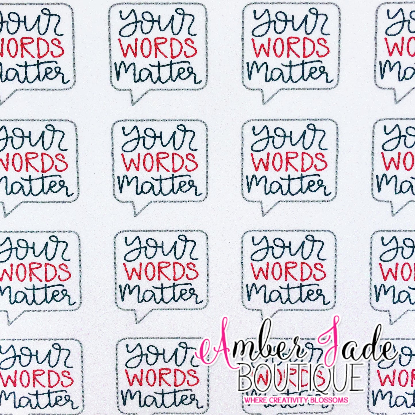 Your Words Matter