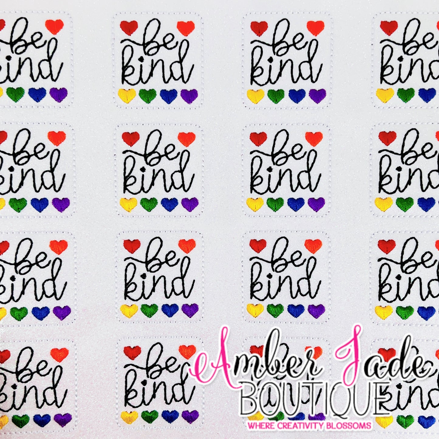 Be Kind - Rainbow Hearts