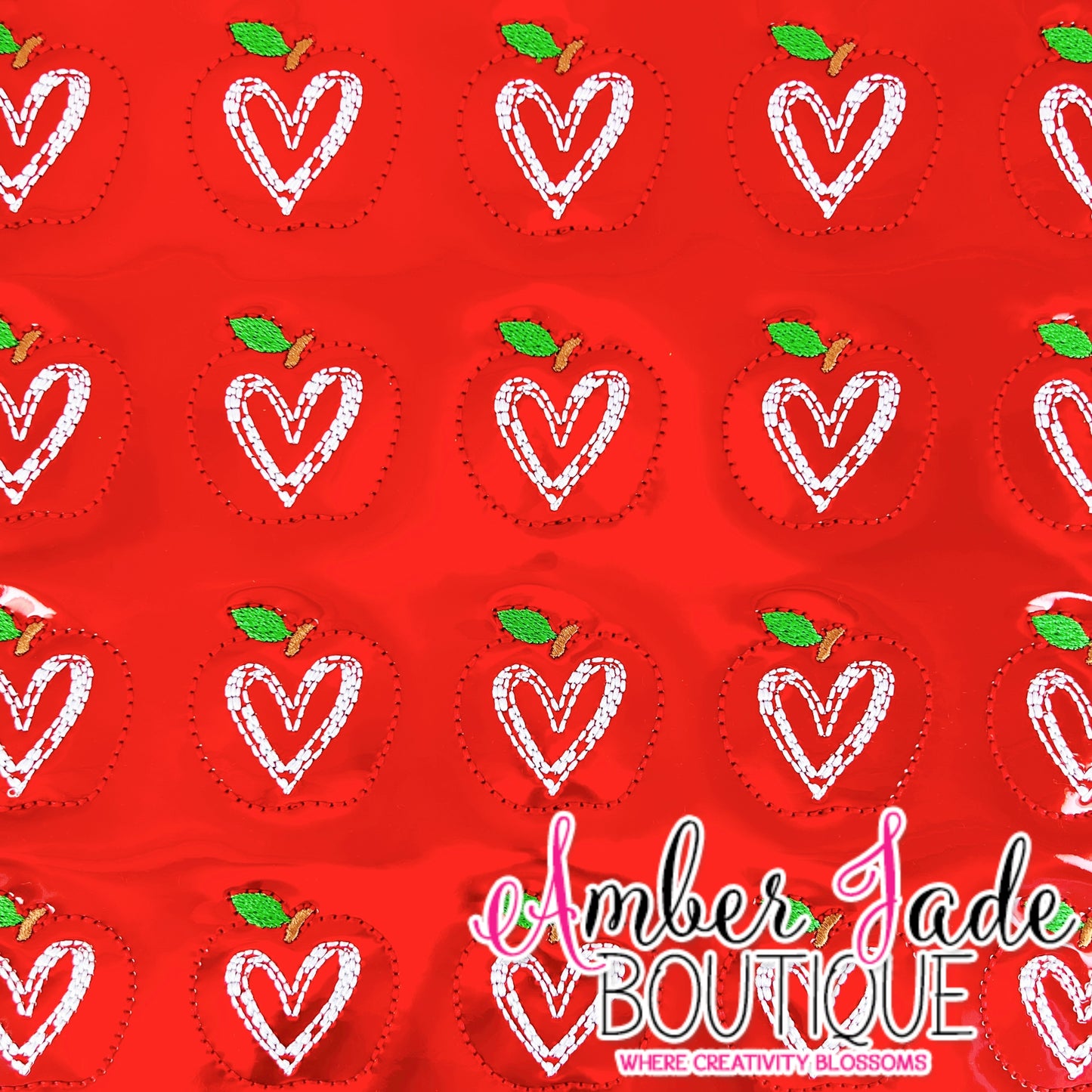 Apple with Heart - Holographic