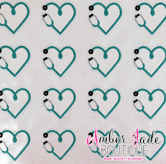 Heart Stethoscope - Teal