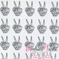 Skeleton Peace Sign Hand
