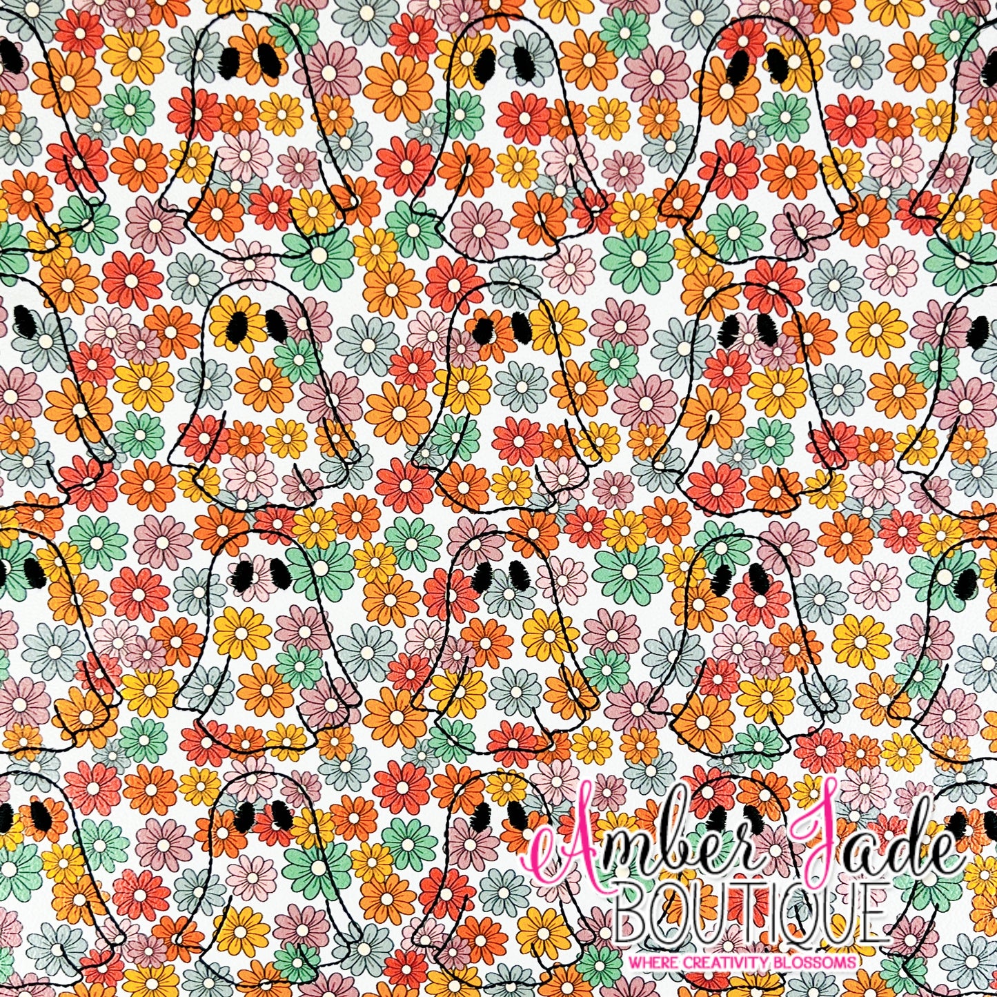 Floral Hippie Sheet Ghost