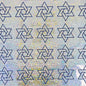 Star of David - Silver Confetti