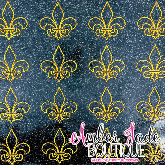 Fleur De Lis - Black