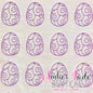 Swirl Easter Egg - Oil Spill Light Pink