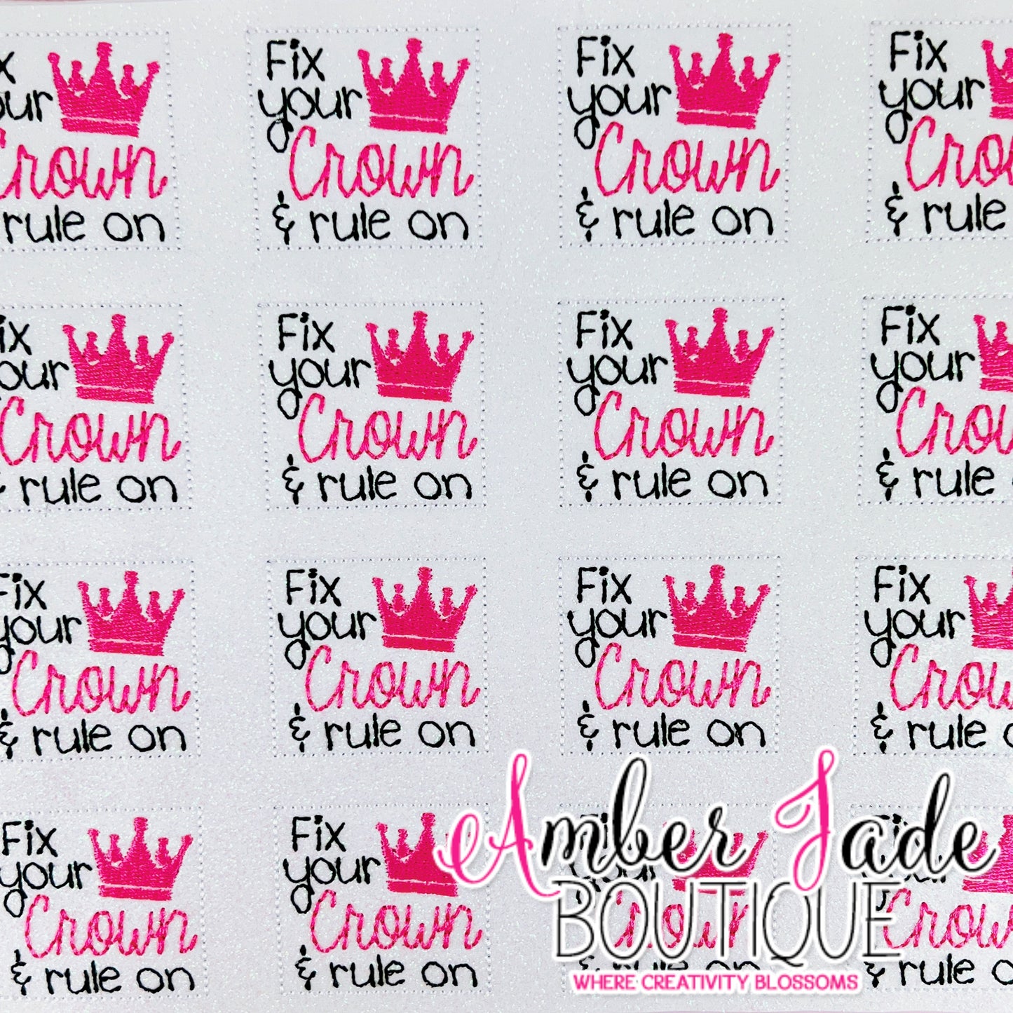 Fix Your Crown & Rule On