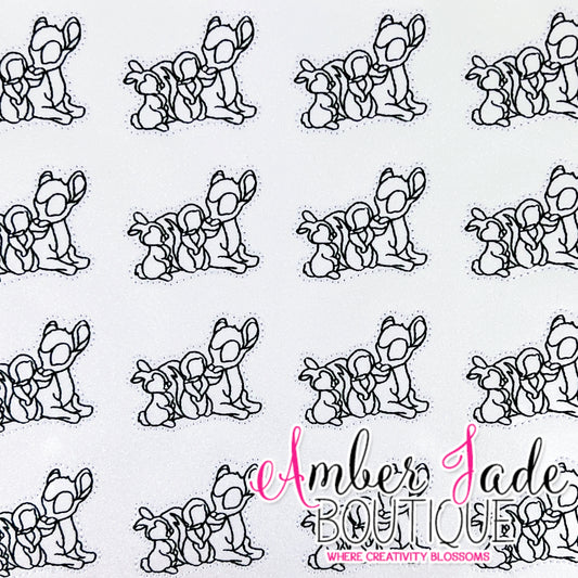 Bambi Sketch Baby Deer Friends