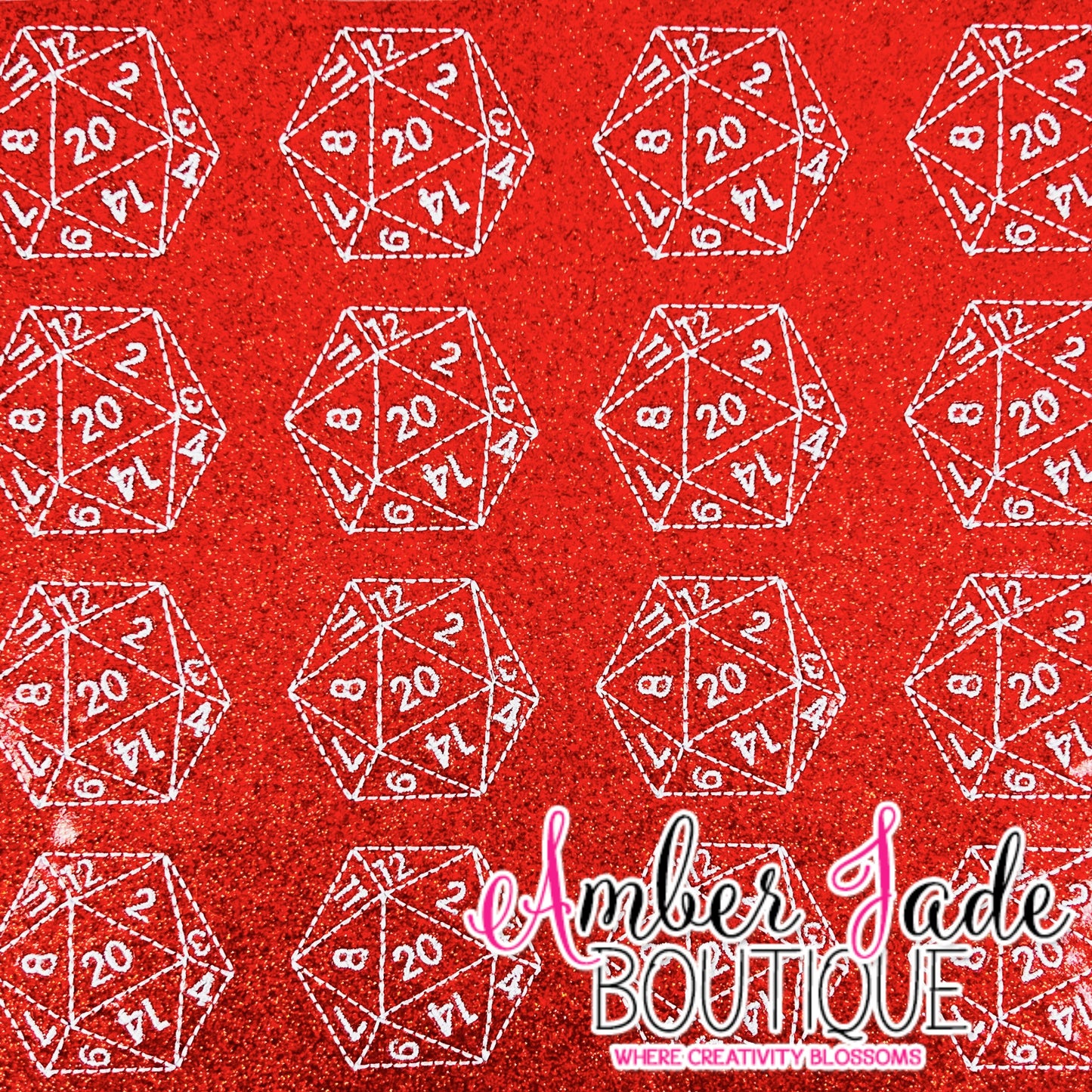 D20 Dice - RED