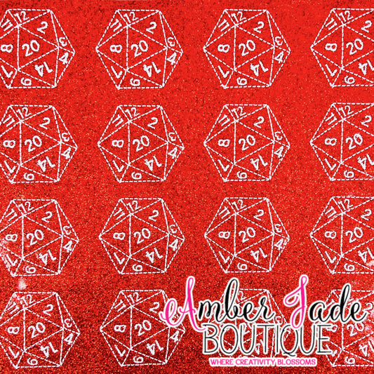 D20 Dice - RED