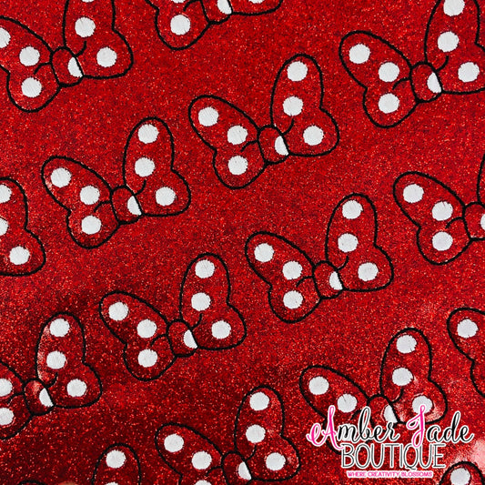 Mouse Bow -  Red